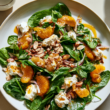 Mandarin Orange Salad with Cottage Cheese Served