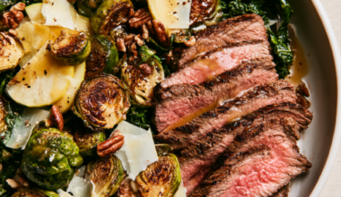 Maple-Dijon Brussels Sprout & Grilled Steak Bowl