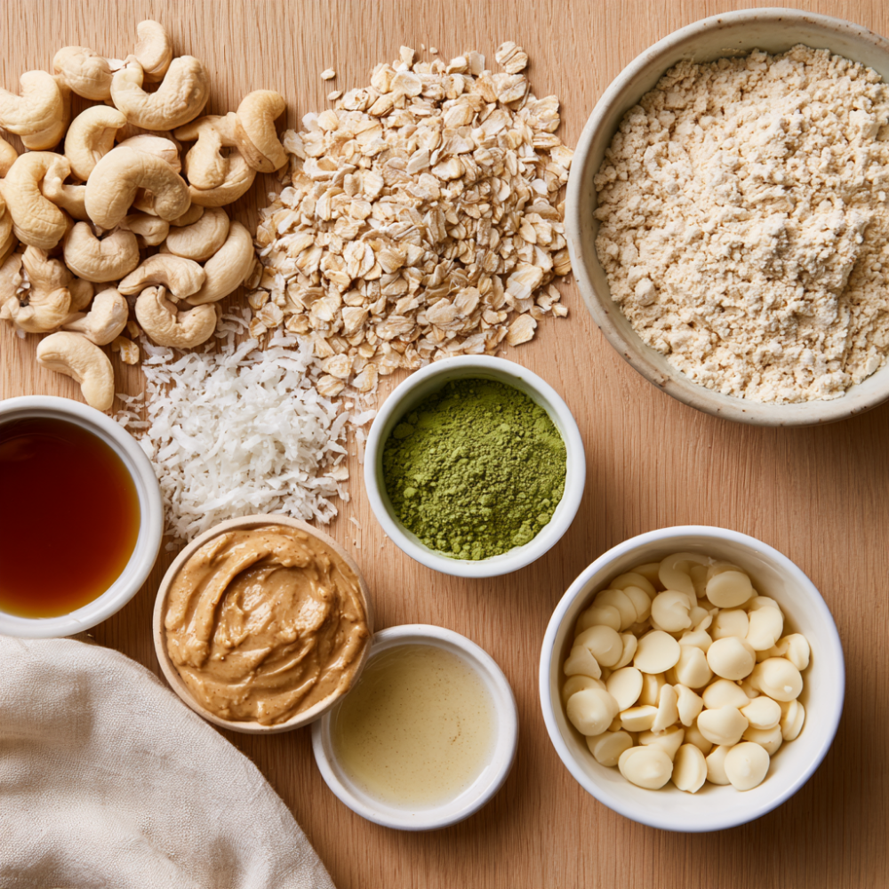 Matcha Protein Bites Ingredients