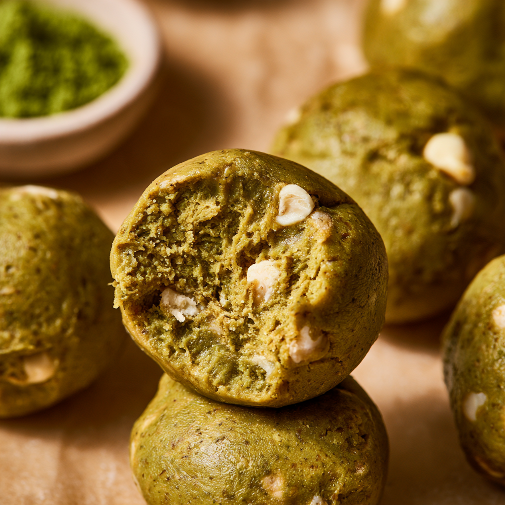 Matcha Protein Bites -Single View