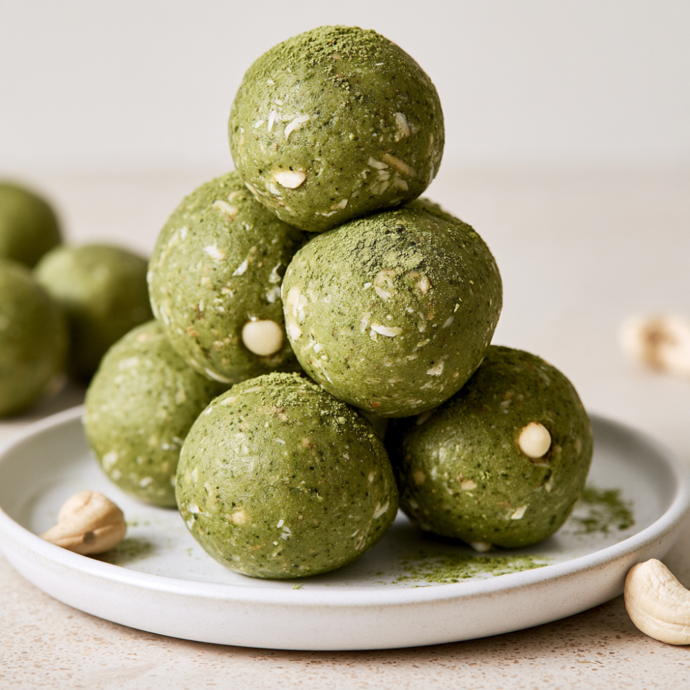 Matcha Protein Bites