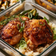 Meal Prep for One Person with Crispy Maple-Mustard Chicken work lunch