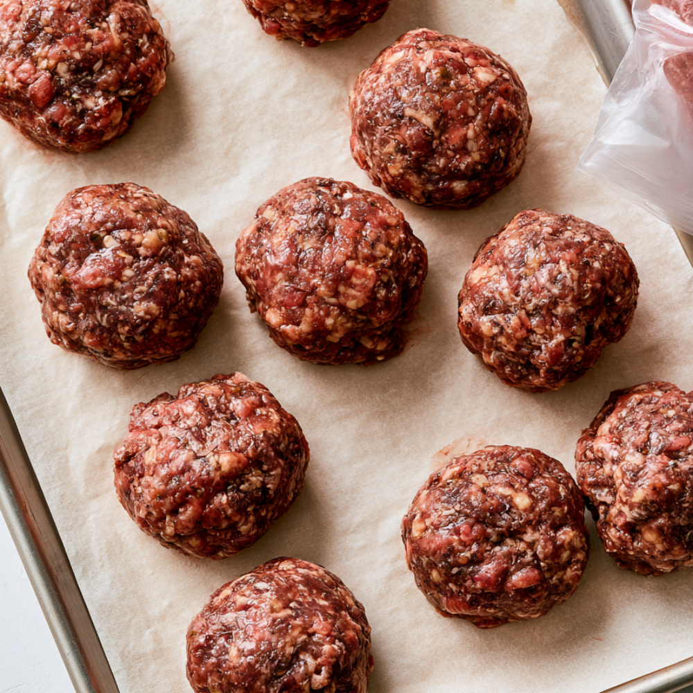 Meatball Meal Prep Bowls-before baking
