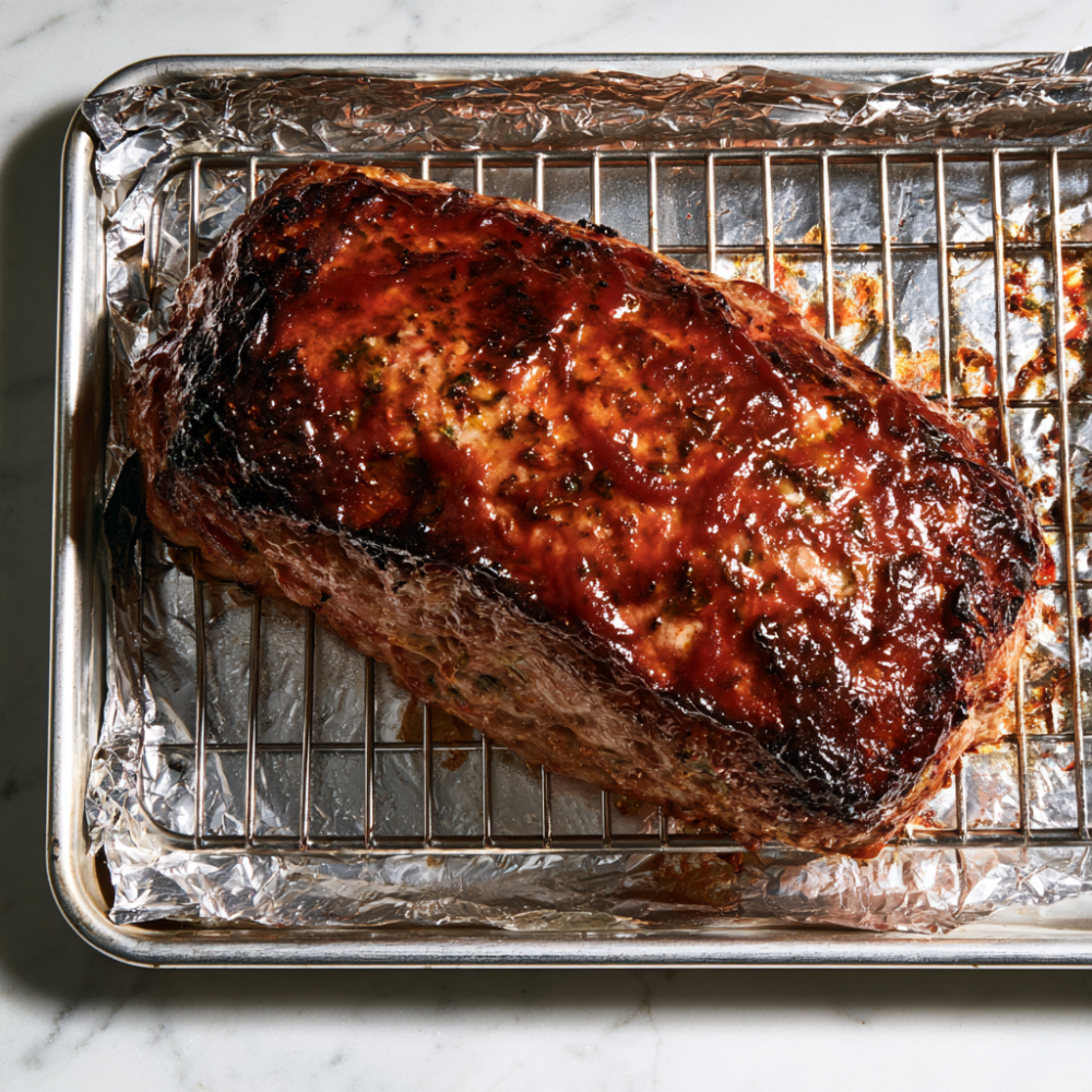 Meatloaf with Stove Top Stuffing-cool down
