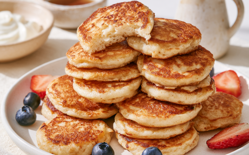 mini freezer pancakes
