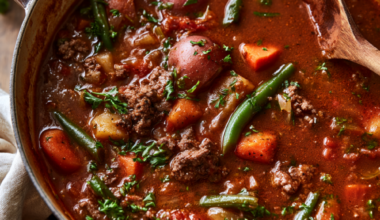 One-Pot Hamburger Soup