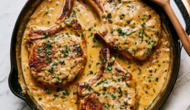 One-Skillet Smothered Pork Chops