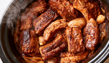 Pork Ribs In The Crockpot-Cooked