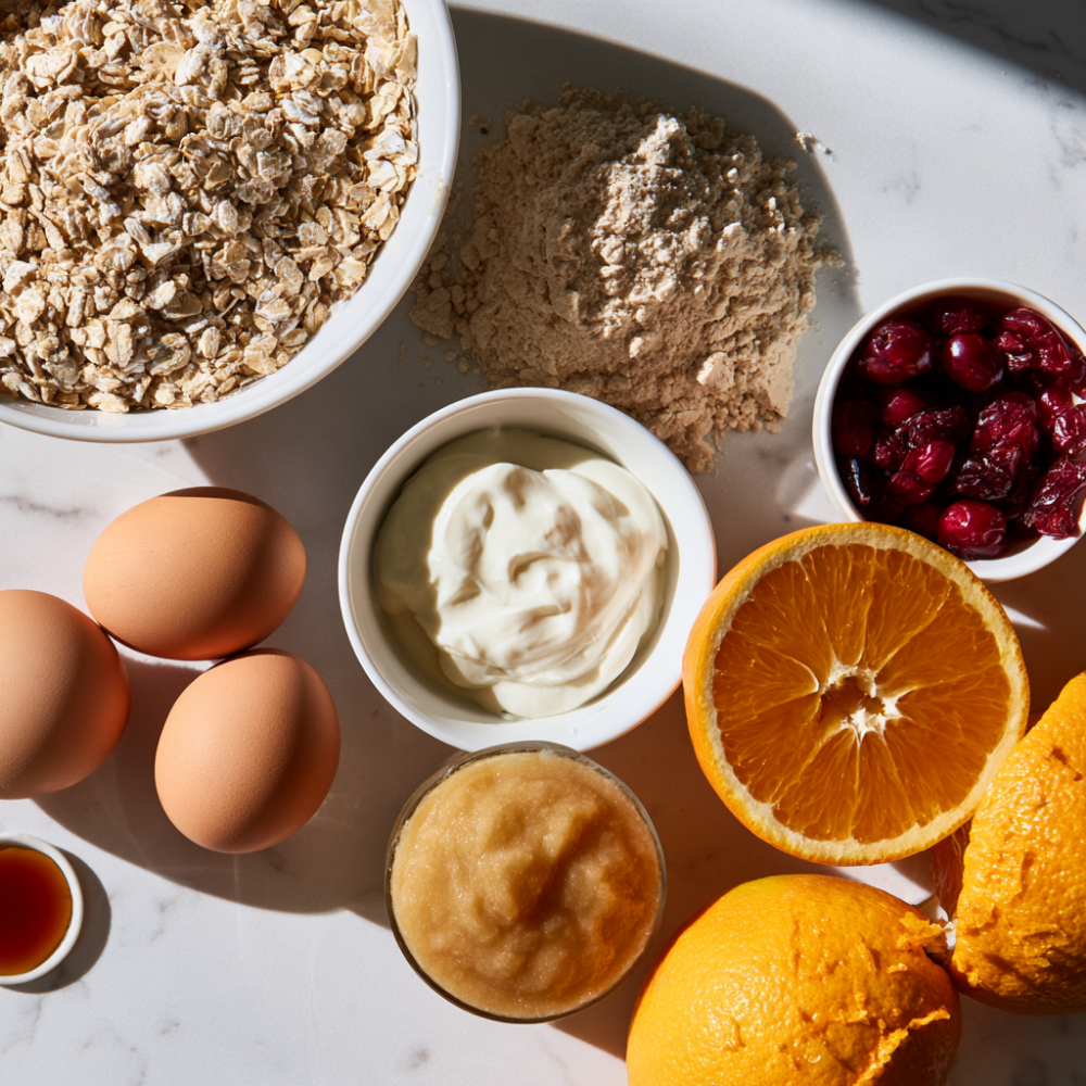 Protein Baked Oatmeal squares - Ingredients