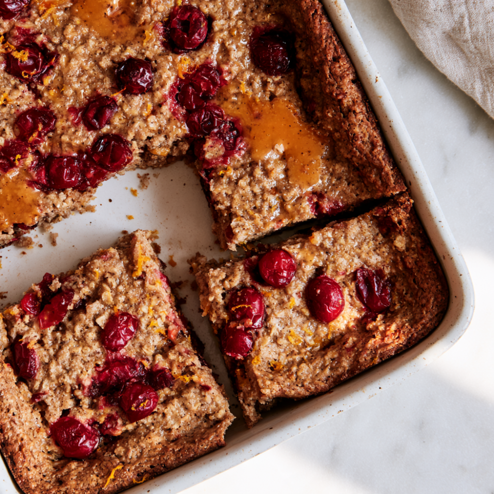 Protein Baked Oatmeal squares