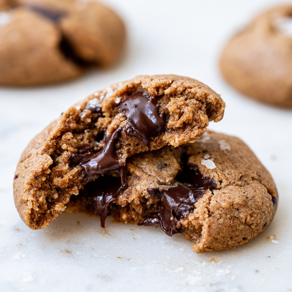 Protein Chocolate Chip Cookies-broken