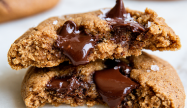 Protein Chocolate Chip Cookies-closeup