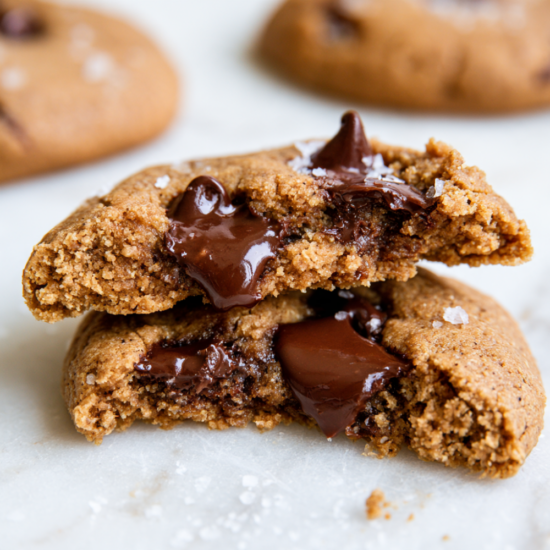 Protein Chocolate Chip Cookies-closeup
