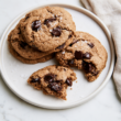 Protein Chocolate Chip Cookies-stacked