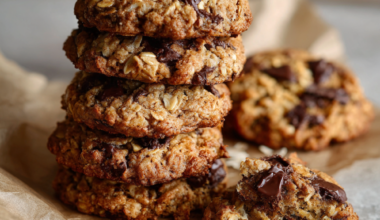 Protein Cookies-stacked