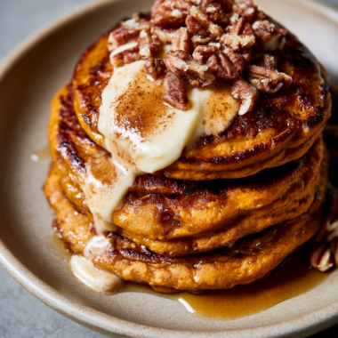 Protein Pumpkin Pancakes