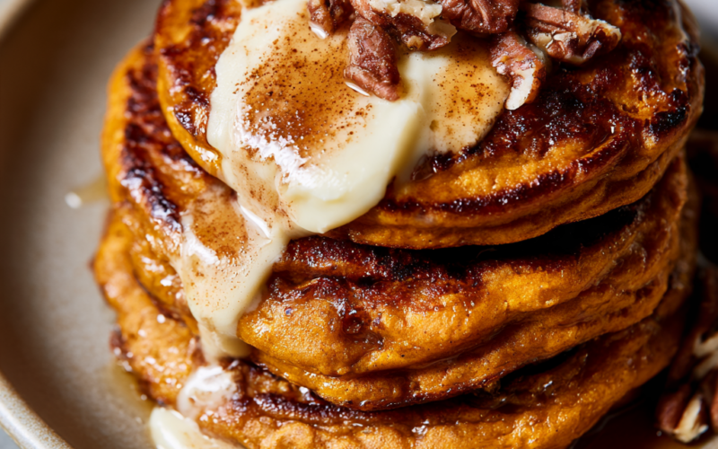 Protein Pumpkin Pancakes
