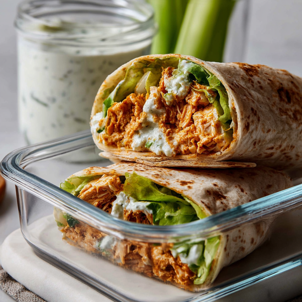 3. Buffalo Chicken Wrap with Rotisserie Chicken