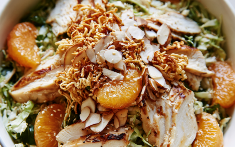 Ramen Noodle Salad-served