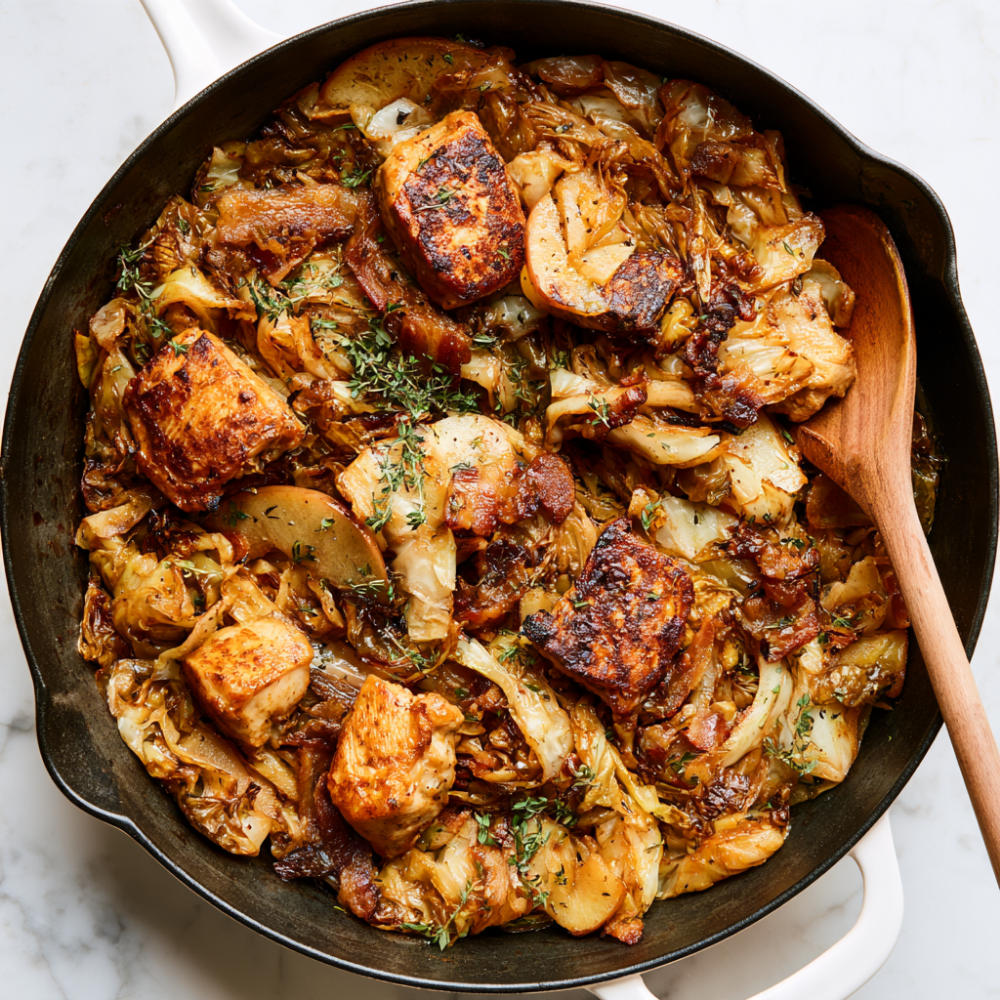 Recipe 3_ One-Pan Chicken and Cabbage Skillet
