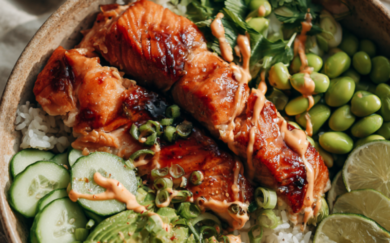 Teriyaki Teriyaki Salmon Bowl