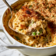 Tuna Noodle Casserole -closeup