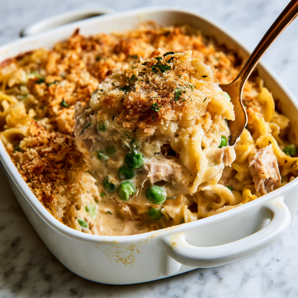 Tuna Noodle Casserole -scoop