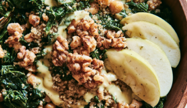 Vegan Kale Salad with Apples