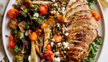 Warm Roasted Vegetable Salad with Chicken