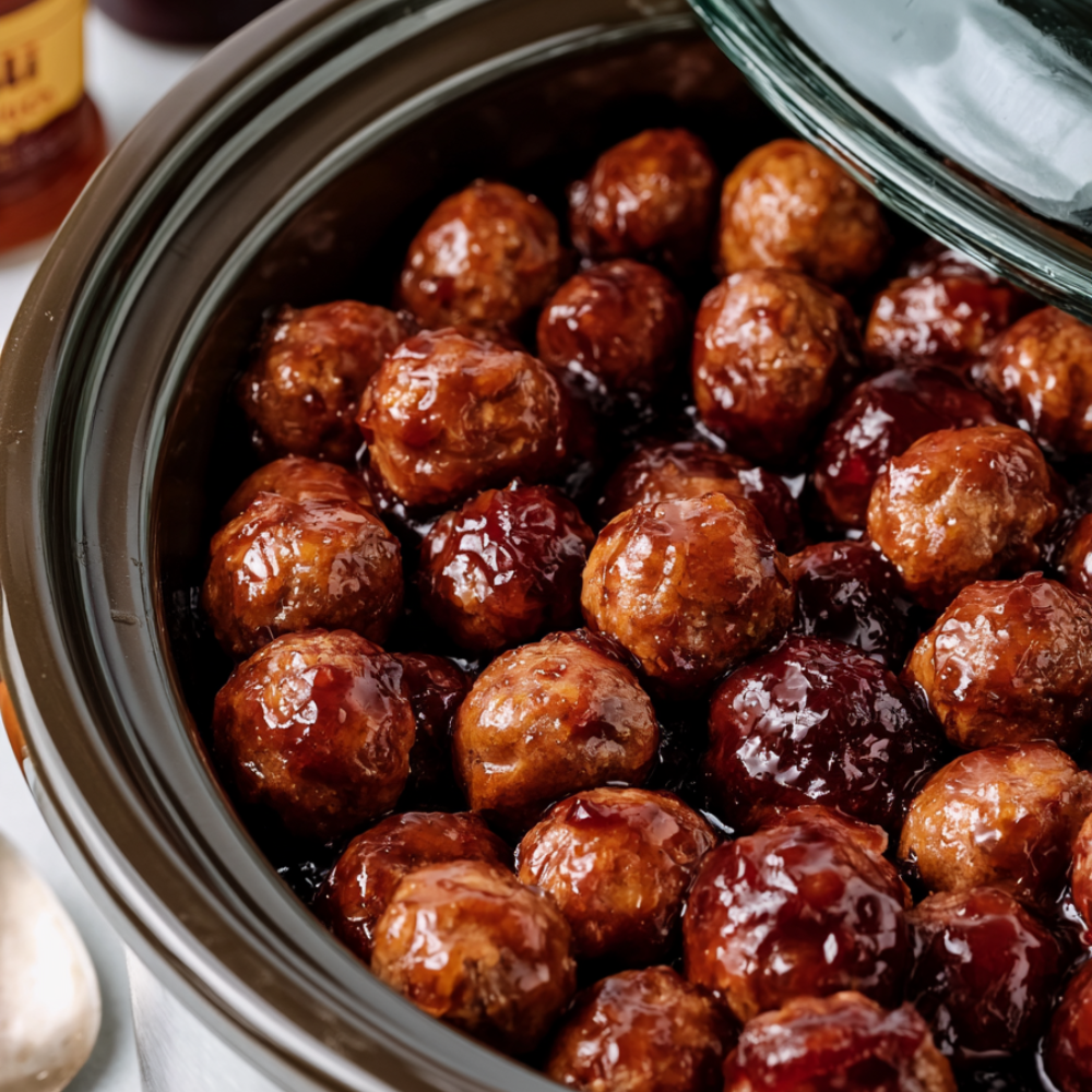 BBQ meatballs crockpot