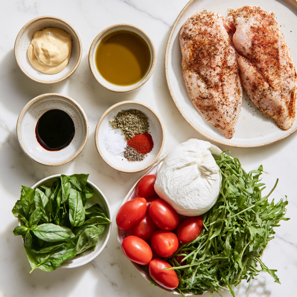 burrata salad-ingredients