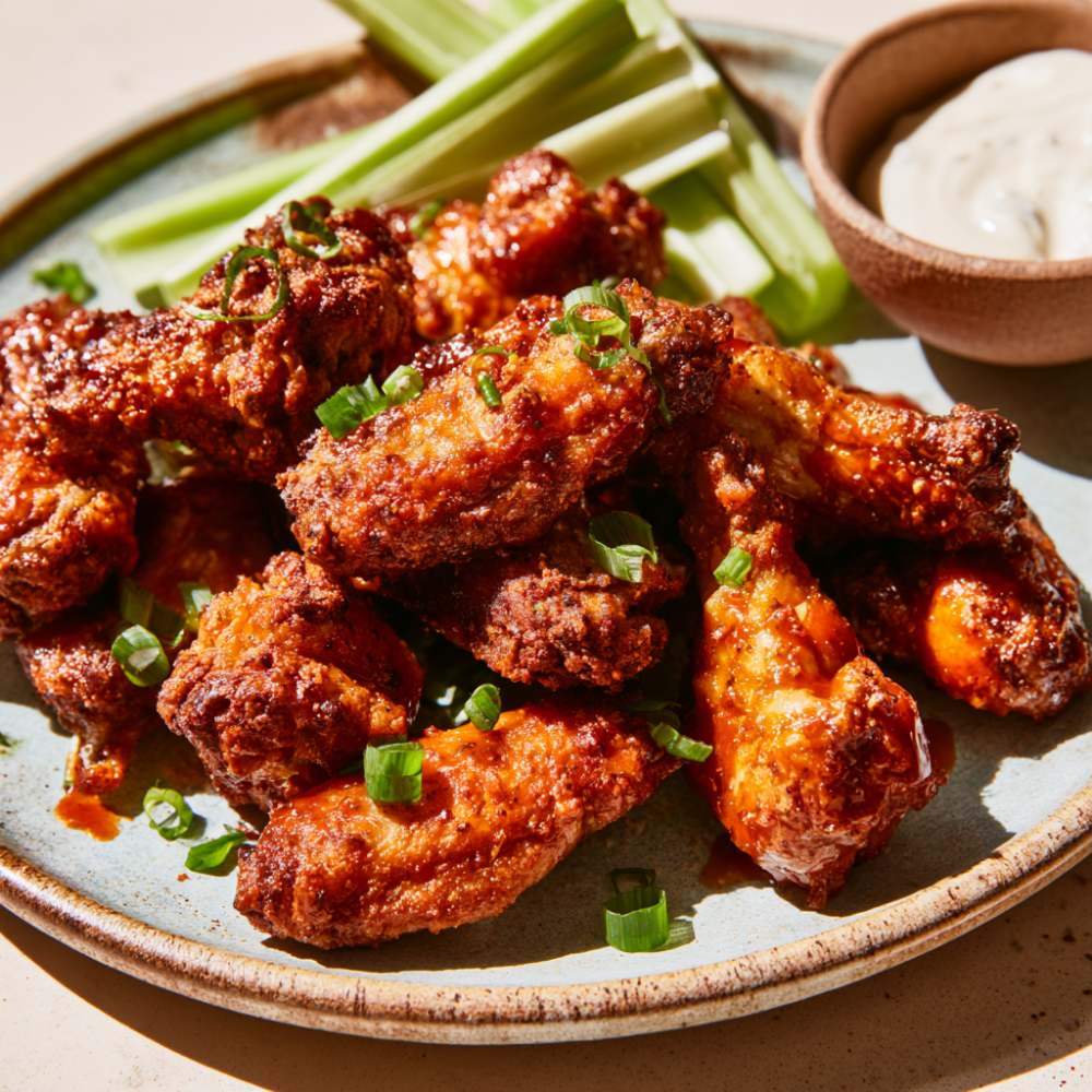 chicken wings-coated