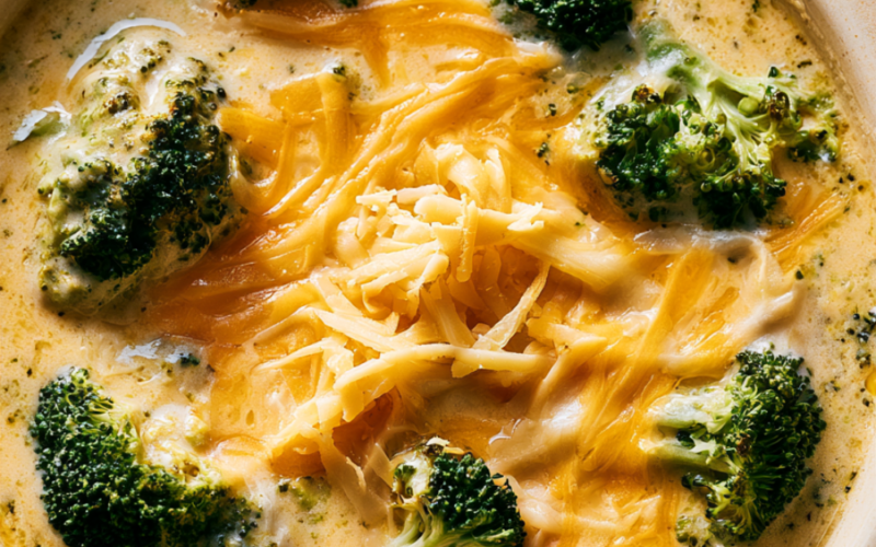 crockpot broccoli cheese soup