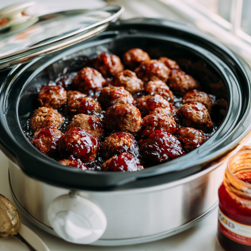grape jelly meatballs crockpot
