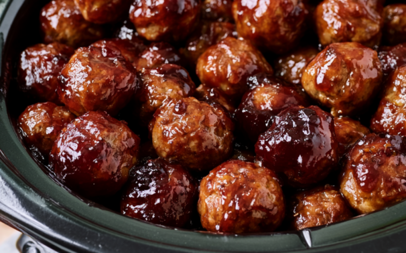 grape jelly meatballs crockpot