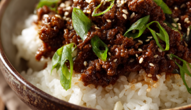 Korean ground beef
