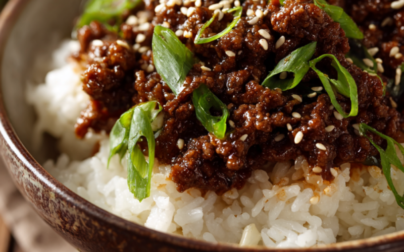 Korean ground beef