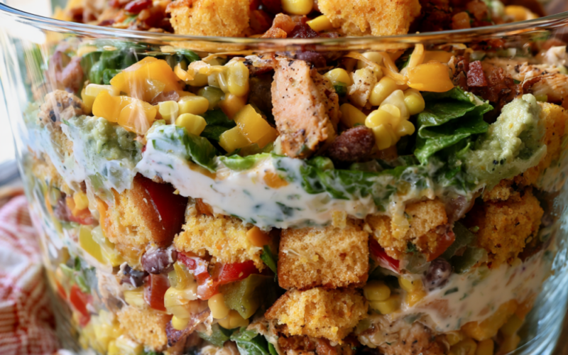 layered Cornbread Salad