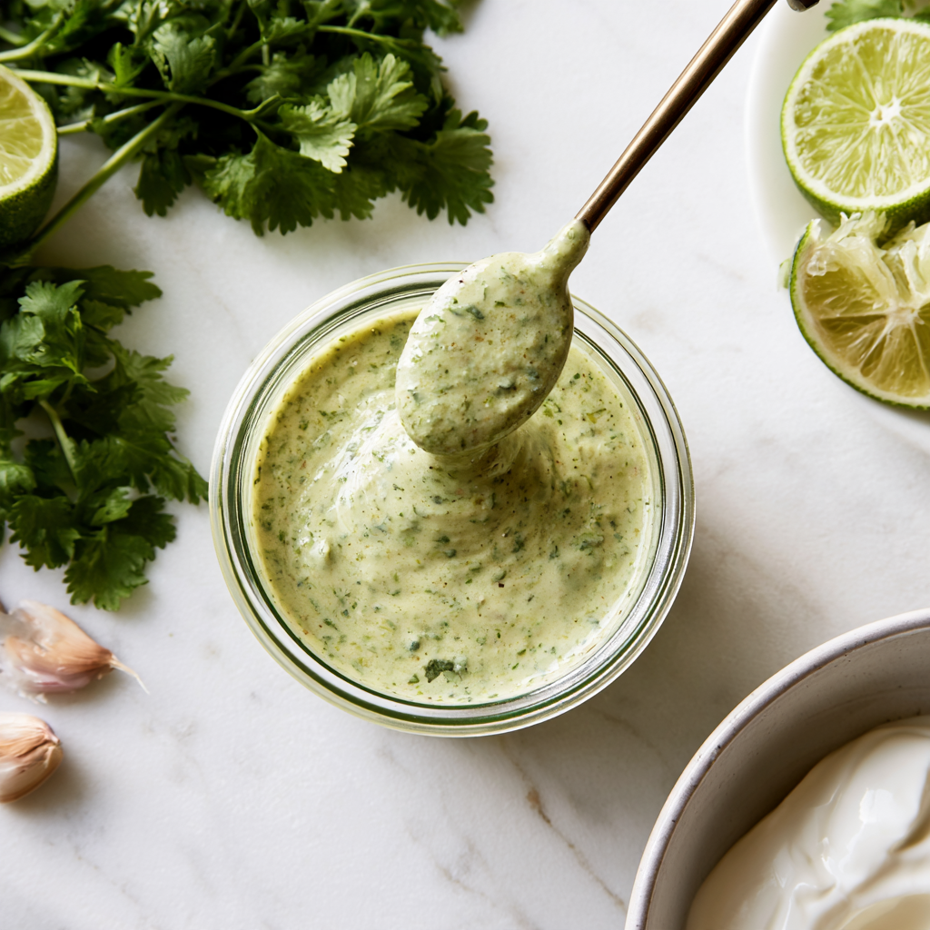 southwest chicken salad-Cilantro Lime Dressing