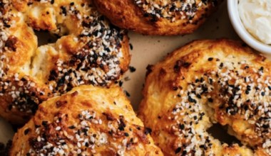 3-Ingredient Protein Bagel Recipe -Plated