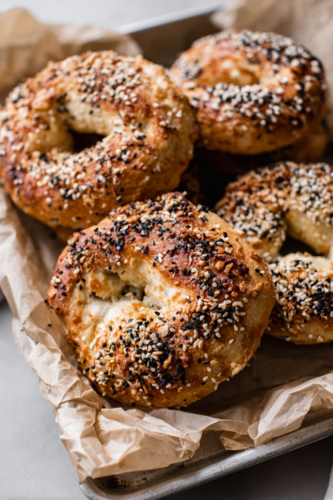 3-Ingredient Protein Bagel Recipe-baked