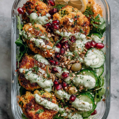 3. Falafel Power Bowl with Tahini Drizzle — 22g Protein