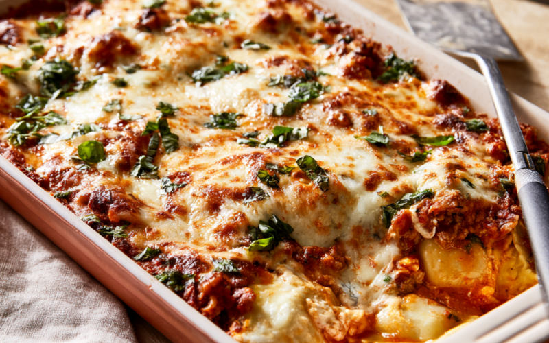 4-Ingredient Ravioli Lasagna