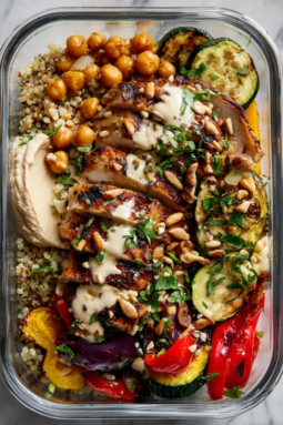 Autumn Mediterranean Diet Meal Prep Bowls