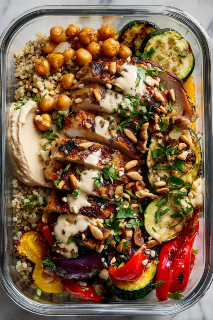 Autumn Mediterranean Diet Meal Prep Bowls