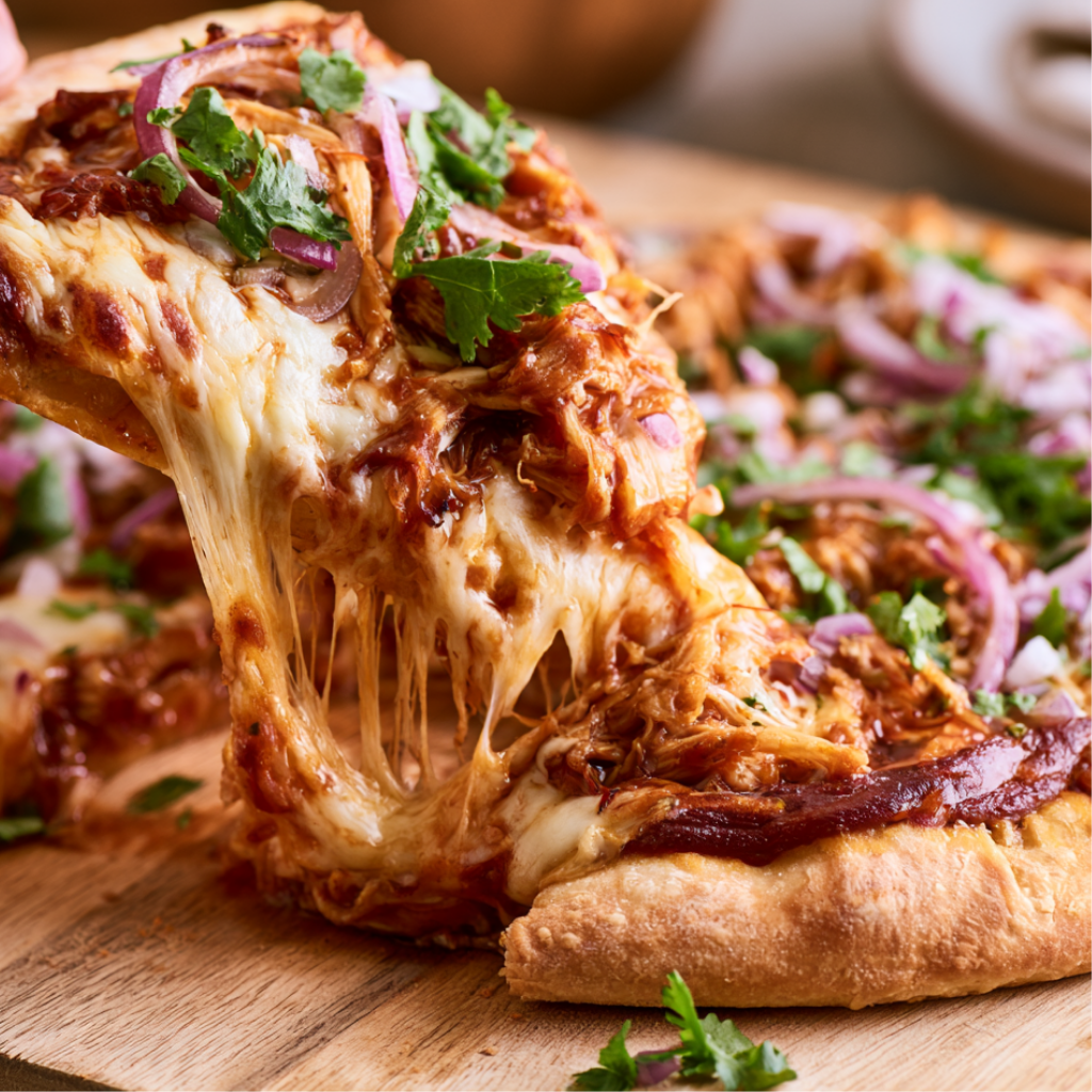 BBQ Chicken Pizza by piece