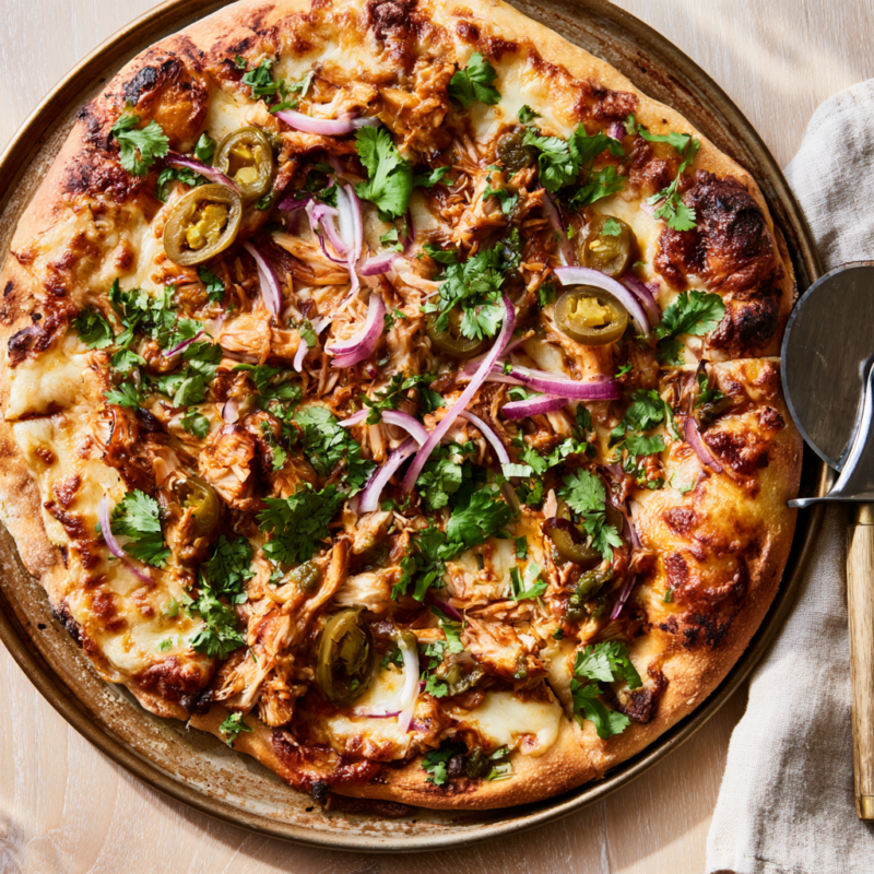 BBQ Chicken Pizza -whole pizza