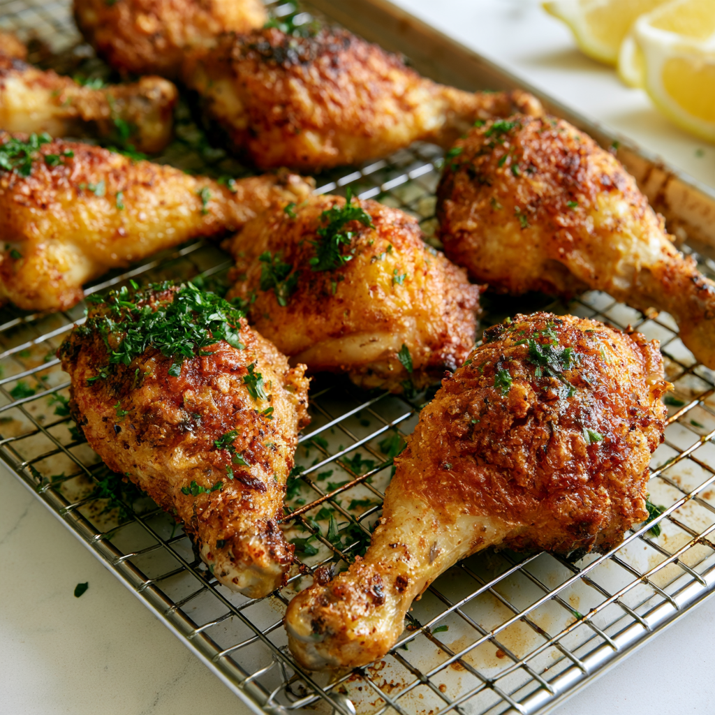 Baked Chicken Legs In The Oven Recipe-Crispy