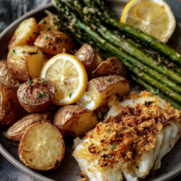 Baked Cod Recipe-plated