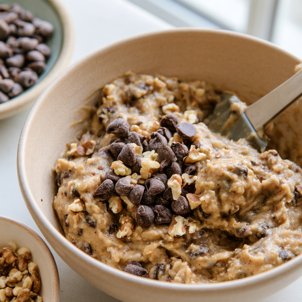 Banana Bread Mug Cake-batter
